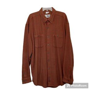 The Territory Ahead Shirt Mens 2XL Long Sleeve Button Plaid Outdoor Hiking Camp